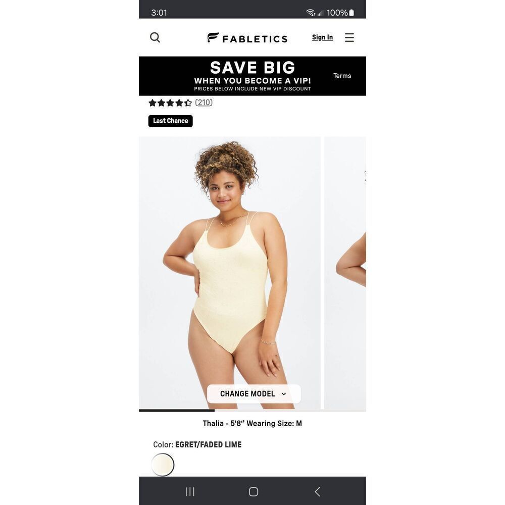 New XS Fabletics Egret Faded Lime Seamless Lace Bodysuit Sexy Comfort NWT